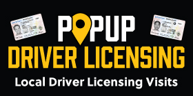 popup drivers licensing - local driver licenings visits