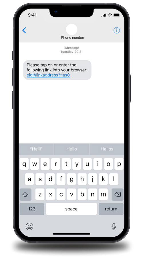 Step 2: Register your phone number